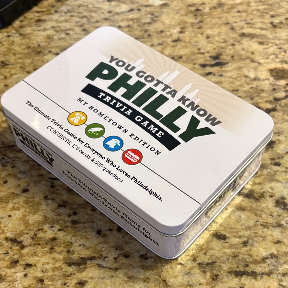 Philly Trivia Game Tin Box